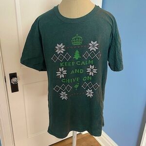 The Chive Tees Christmas Inspired Keep Calm and Chive On T-Shirt